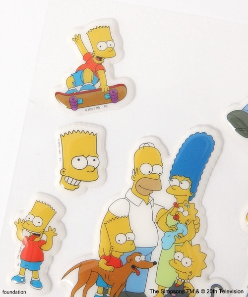 BAYFLOW(ベイフロー)の「【The Simpsons/BAYFLOW】プクプクシール(ステーショナリー・レディース・イエロー・0)」の4枚目の写真