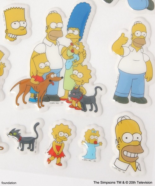 BAYFLOW(ベイフロー)の「【The Simpsons/BAYFLOW】プクプクシール(ステーショナリー・レディース・イエロー・0)」の5枚目の写真