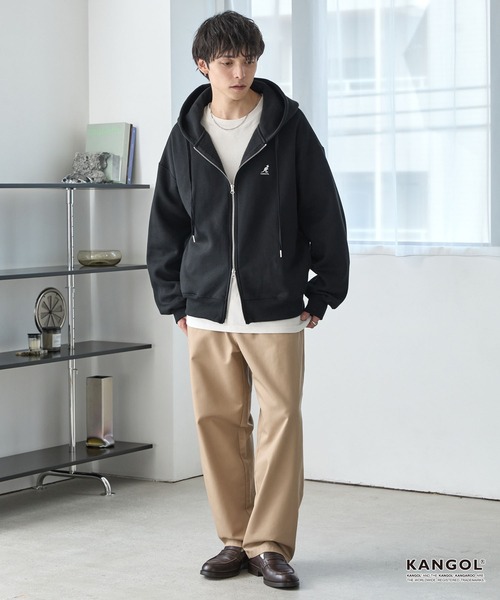 セール】KANGOL/カンゴール 別注 ロゴ ワンポイント刺繍