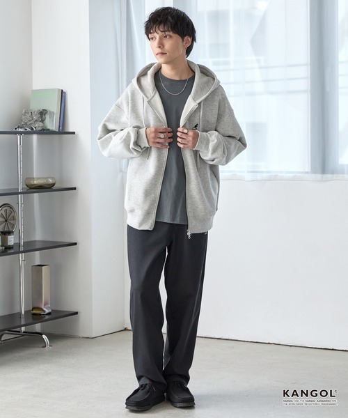 セール】KANGOL/カンゴール 別注 ロゴ ワンポイント刺繍