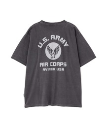 《直営店限定》FADE WASH AIR CORPS T-SHIRT / フェイドウォッシュ エアコープス 半袖Tシャツ / AVIREX / アヴィレックス