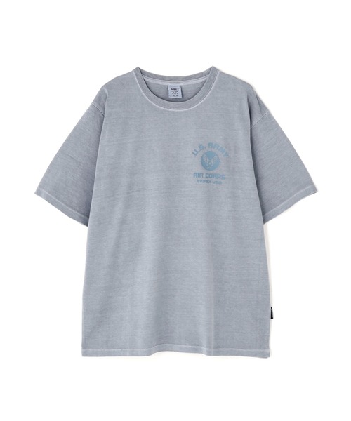 AVIREX(アヴィレックス)の「《直営店限定》FADE WASH AIR CORPS T-SHIRT / フェイドウォッシュ エアコープス 半袖Tシャツ / AVIREX / アヴィレックス(Tシャツ/カットソー・メンズ・ブルーグレー/グレー/チャコール・XX-LARGE/X-LARGE/LARGE/MEDIUM)」の4枚目の写真