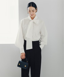 UR'S | 袖タックボウタイブラウス(シャツ/ブラウス)