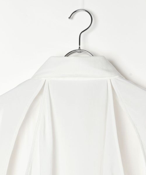 PAGEBOY（ページボーイ）の「2WAYスリーブシャツ（シャツ/ブラウス・レディース・グレー/オフホワイト/ブラック・FREE）」の5枚目の写真