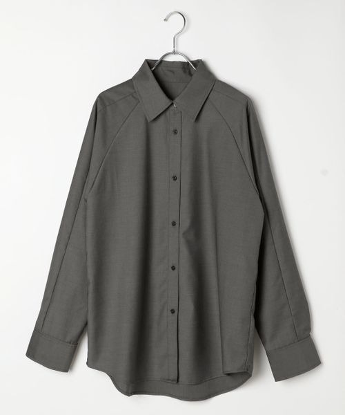 PAGEBOY（ページボーイ）の「2WAYスリーブシャツ（シャツ/ブラウス・レディース・グレー/オフホワイト/ブラック・FREE）」の13枚目の写真