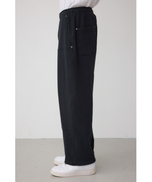 AZUL by moussy（アズールバイマウジー）の「ダブルニースウェットパンツ（スウェットパンツ・メンズ・ブラック/グリーン系その他2/ライトブラック・MEDIUM/LARGE）」の7枚目の写真