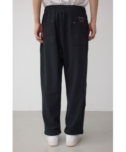 AZUL by moussy（アズールバイマウジー）の「ダブルニースウェットパンツ（スウェットパンツ・メンズ・ブラック/グリーン系その他2/ライトブラック・MEDIUM/LARGE）」の8枚目の写真