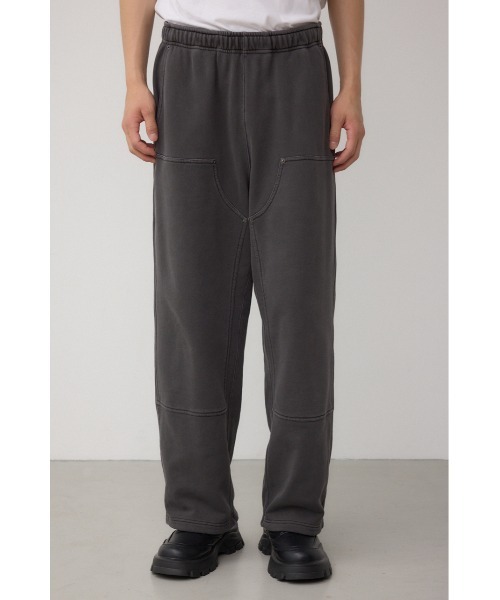 AZUL by moussy（アズールバイマウジー）の「ダブルニースウェットパンツ（スウェットパンツ・メンズ・ブラック/グリーン系その他2/ライトブラック・MEDIUM/LARGE）」の18枚目の写真