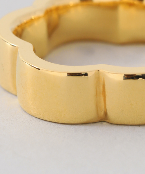 PLOW（プラウ）の「PLOW プラウ Flower Line リング RG2530141YNO（リング・レディース・ゴールド・120/80）」の4枚目の写真