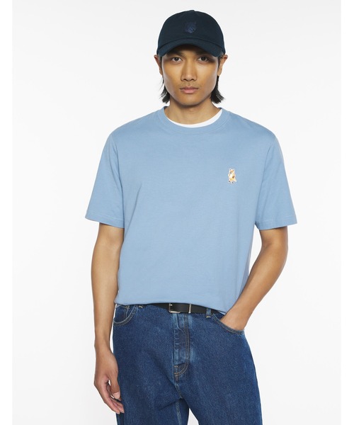 Maison Kitsune（メゾンキツネ）の「STANDING FOX COMFORT TEE-SHIRT（Tシャツ/カットソー・メンズ・ブラック/ホワイト/グレイッシュブルー/ブラウン系その他・XXL/XL/L/M/S/XS）」の21枚目の写真