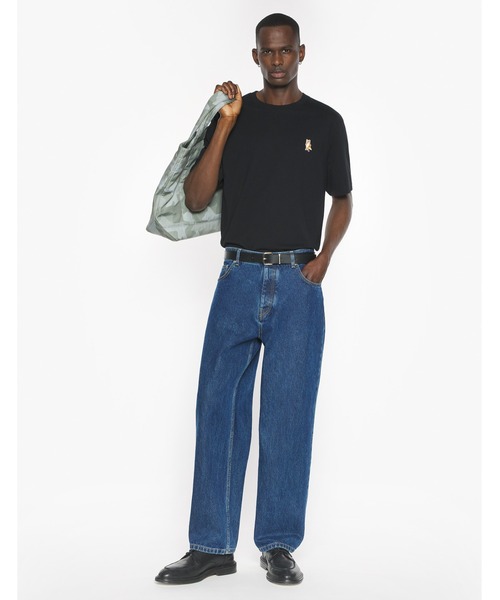 Maison Kitsune（メゾンキツネ）の「STANDING FOX COMFORT TEE-SHIRT（Tシャツ/カットソー・メンズ・ブラック/ホワイト/グレイッシュブルー/ブラウン系その他・XXL/XL/L/M/S/XS）」の14枚目の写真