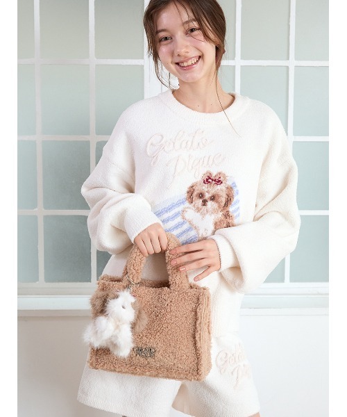 gelato pique（ジェラートピケ）の「シーズーチャーム（キーケース/キーアクセサリー・レディース・オフホワイト・F）」の10枚目の写真