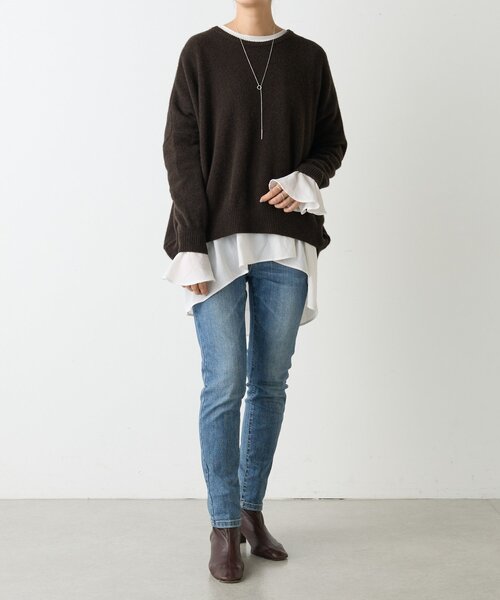 BEARDSLEY（ビアズリー）の「ロングチェーンY字ネックレス（ネックレス・レディース・シルバー・FREE）」の6枚目の写真