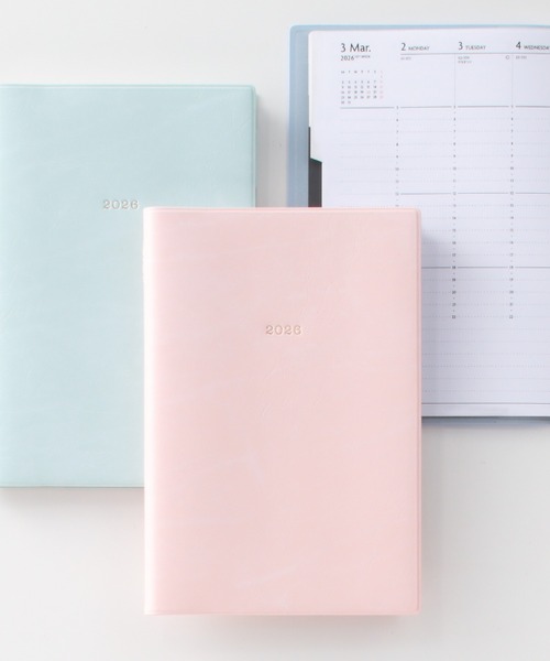 直営店限定】EDiT 手帳 2026 スケジュール帳 2025年12月始まり 週間