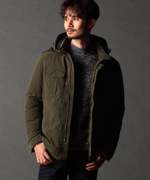 NICOLE CLUB FOR MEN（ニコルクラブフォーメン）の「ブライトワッシャー ダウンブルゾン（ナイロンジャケット）」