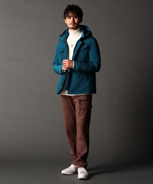 ジャケット・アウター 00s NICOLE check blouson hoodie jacket ADAMASTE（アダマスト）の「zip up hoodie check blouson - ジップ