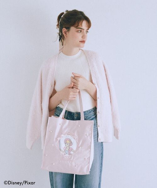 Maison de FLEUR（メゾンドフルール）の「ボー・ピープ/スクエアトートバッグ（トートバッグ・レディース・ピンク・FREE）」の16枚目の写真