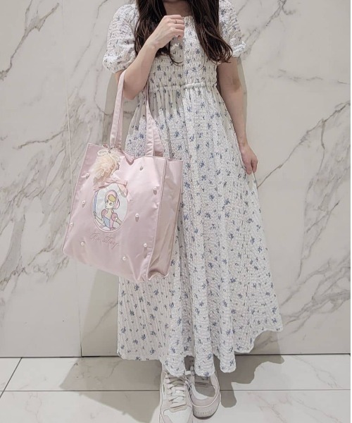 Maison de FLEUR（メゾンドフルール）の「ボー・ピープ/スクエアトートバッグ（トートバッグ・レディース・ピンク・FREE）」の9枚目の写真