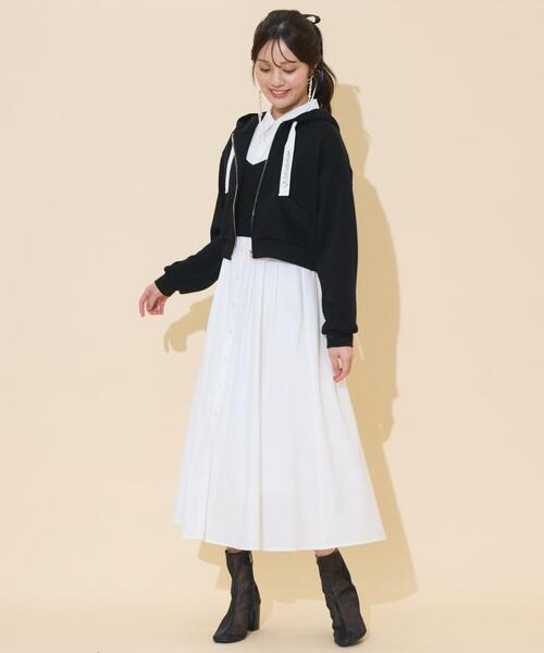 WILLSELECTION（ウィルセレクション）の「ロゴテープパーカー（パーカー・レディース・ピンク/ダークブラウン/ブラック/チャコールグレー・FREE）」の14枚目の写真