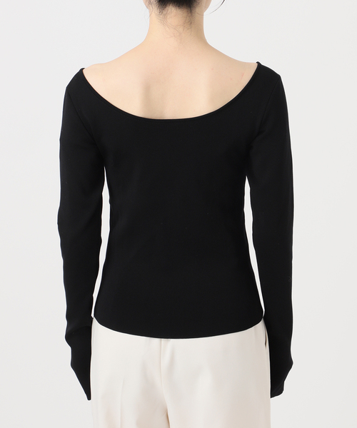 セール】デコルテロングスリーブニット（ニット/セーター）｜NOBLE