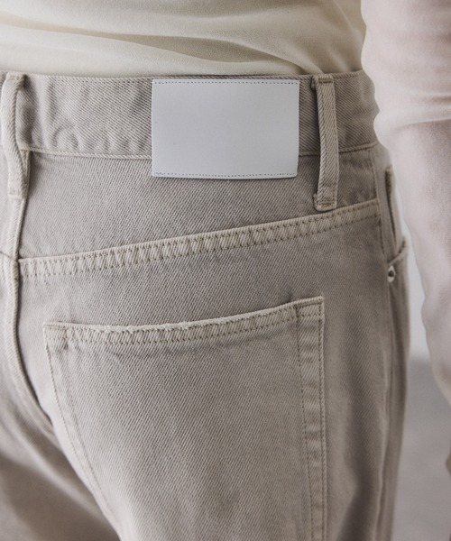 ADAM ET ROPE'（アダムエロペ）の「【サステナブル】デニム＆カツラギセミフレアパンツ（デニムパンツ・レディース・ライトグレー/ブルー系その他4・36/38）」の11枚目の写真