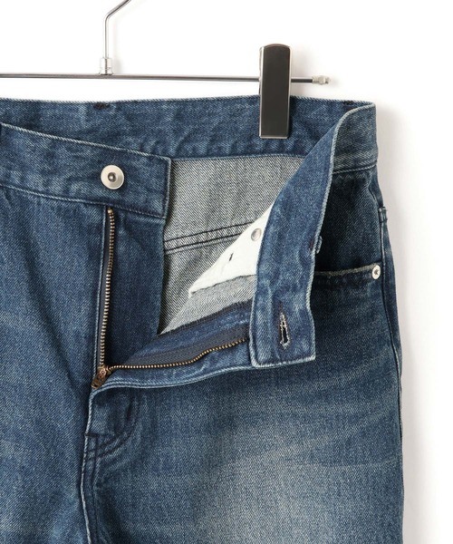 ADAM ET ROPE'（アダムエロペ）の「【サステナブル】デニム＆カツラギセミフレアパンツ（デニムパンツ・レディース・ライトグレー/ブルー系その他4・36/38）」の5枚目の写真