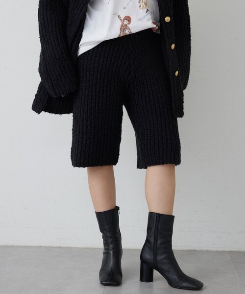 THE PAUSE(ザ ポーズ)の「【THE PAUSE】ニットハーフパンツ(その他パンツ・レディース・グレー/バーガンディー/ブラック・FREE)」の10枚目の写真