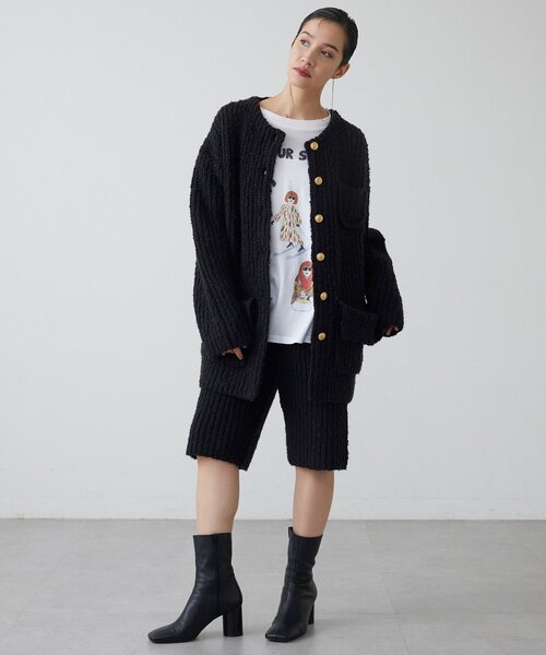 THE PAUSE(ザ ポーズ)の「【THE PAUSE】ニットハーフパンツ(その他パンツ・レディース・グレー/バーガンディー/ブラック・FREE)」の5枚目の写真