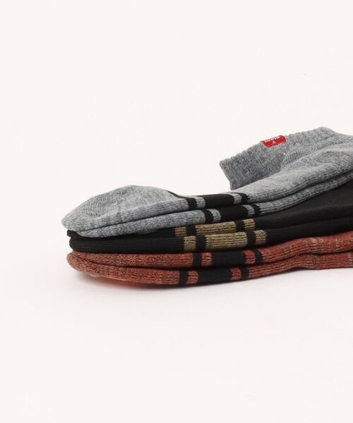 EDWIN(エドウィン)の「EDWIN アンクル丈 ボディファイア 3Pソックス(ソックス/靴下・メンズ・マルチ・25-27CM)」の2枚目の写真