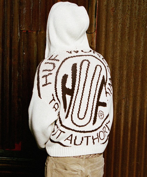TOKEN ZIP HOODED SWEATER（ニット/セーター）｜HUF（ハフ）の
