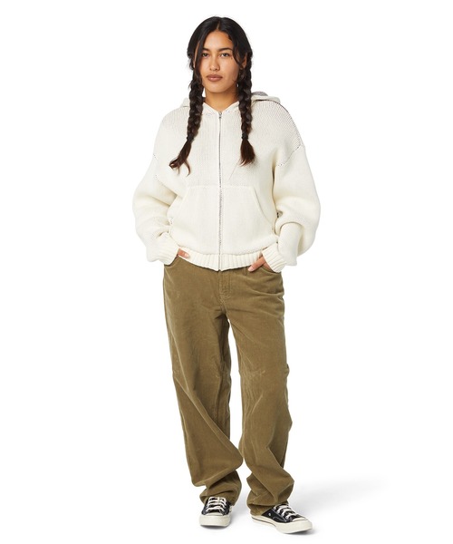 HUF（ハフ）の「TOKEN ZIP HOODED SWEATER（ニット/セーター・メンズ・ネイビー/ライトベージュ・S/L/XL/XXL/M）」の11枚目の写真