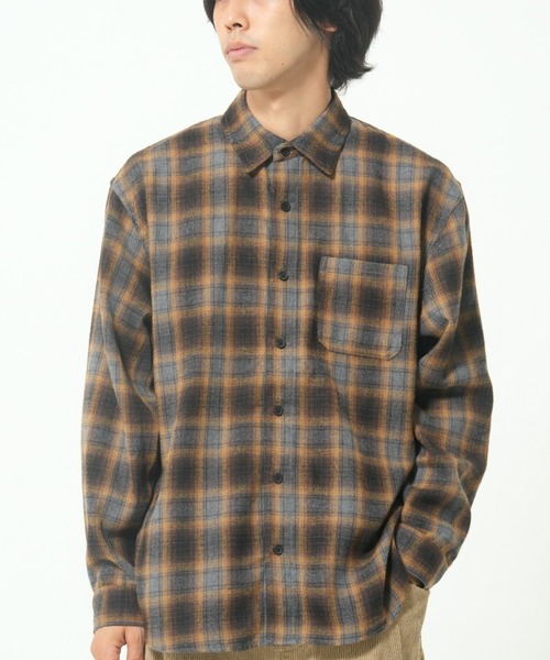 ROUGH TRADE（ラフトレード）の「ネルチェック レギュラーカラーシャツ(M1)（シャツ/ブラウス・メンズ・その他1/その他2/その他3・MEDIUM/LARGE/X-LARGE）」の3枚目の写真