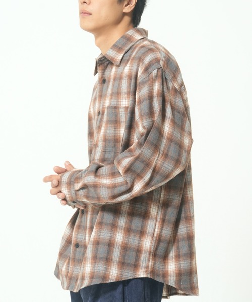 ROUGH TRADE（ラフトレード）の「ネルチェック レギュラーカラーシャツ(M1)（シャツ/ブラウス・メンズ・その他1/その他2/その他3・MEDIUM/LARGE/X-LARGE）」の8枚目の写真