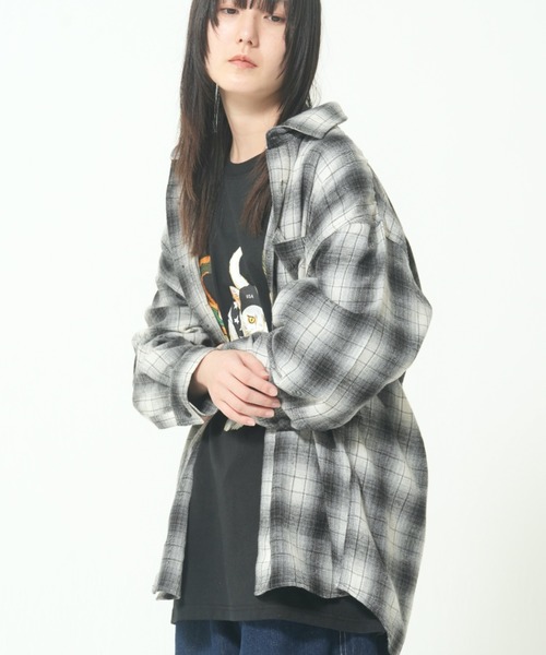 ROUGH TRADE（ラフトレード）の「ネルチェック レギュラーカラーシャツ(M1)（シャツ/ブラウス・メンズ・その他1/その他2/その他3・MEDIUM/LARGE/X-LARGE）」の5枚目の写真