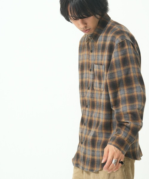 ROUGH TRADE（ラフトレード）の「ネルチェック レギュラーカラーシャツ(M1)（シャツ/ブラウス・メンズ・その他1/その他2/その他3・MEDIUM/LARGE/X-LARGE）」の11枚目の写真