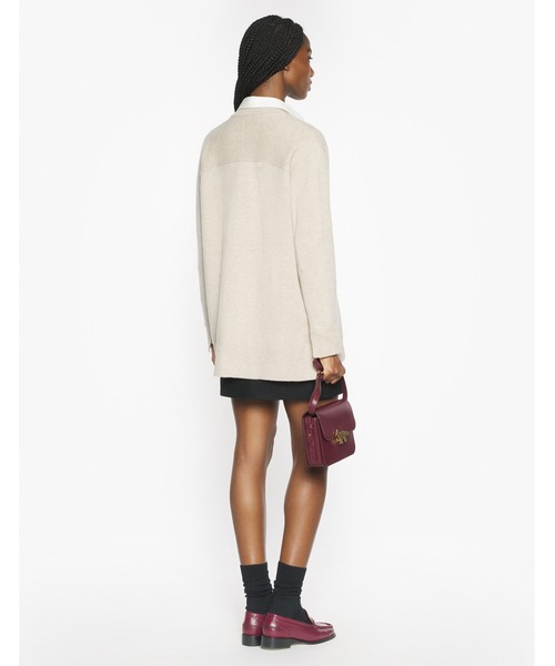 Maison Kitsune(メゾンキツネ)の「MERINO WOOL LONG CARDIGAN(カーディガン/ボレロ・レディース・ライトベージュ・S/M/L)」の5枚目の写真