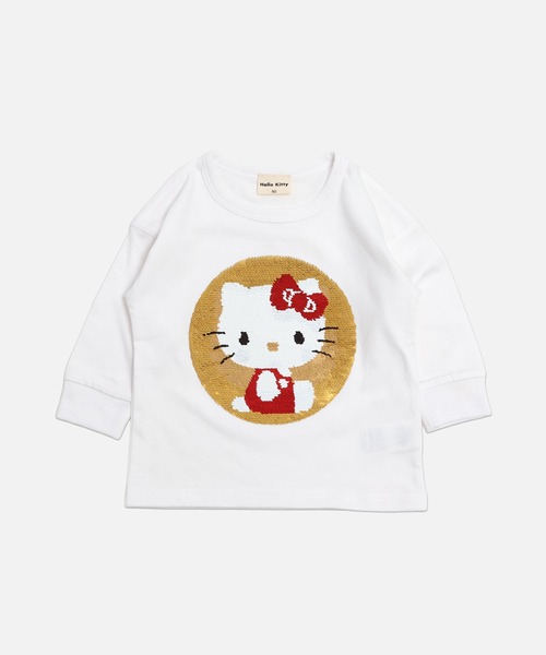 sanrio（サンリオ）の「〈サンリオ〉スパンコール 長袖Tシャツ（Tシャツ/カットソー・キッズ・ホワイト/ラベンダー/スモークピンク・80ｃｍ/90cm/100cm/110cm/120cm/130cm）」の21枚目の写真