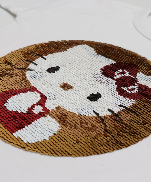 sanrio（サンリオ）の「〈サンリオ〉スパンコール 長袖Tシャツ（Tシャツ/カットソー・キッズ・ホワイト/ラベンダー/スモークピンク・80ｃｍ/90cm/100cm/110cm/120cm/130cm）」の22枚目の写真