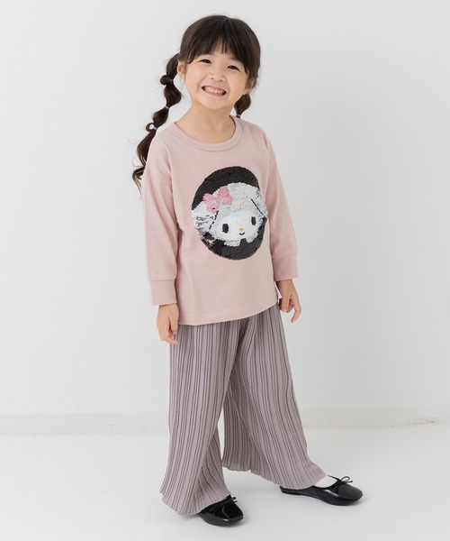 sanrio（サンリオ）の「〈サンリオ〉スパンコール 長袖Tシャツ（Tシャツ/カットソー・キッズ・ホワイト/ラベンダー/スモークピンク・80ｃｍ/90cm/100cm/110cm/120cm/130cm）」の16枚目の写真