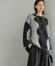 LAKOLE | インターシャ配色プルオーバー / 583728(ニット/セーター)