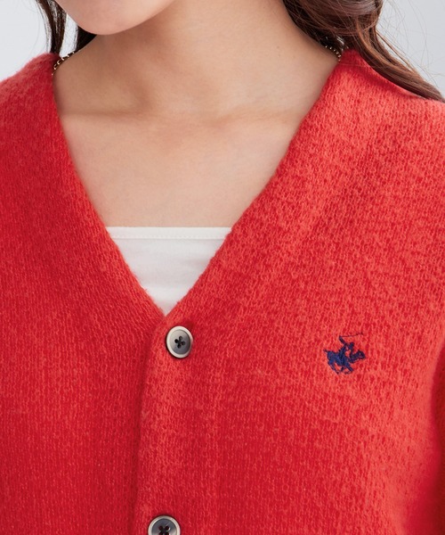 BEVERLY HILLS POLO CLUB（ビバリーヒルズポロクラブ）の「【BEVERLY HILLS POLO CLUB】ロング丈Ｖネックニットカーデ（カーディガン/ボレロ・レディース・ブルー/グレー/レッド・LL/L/M）」の16枚目の写真