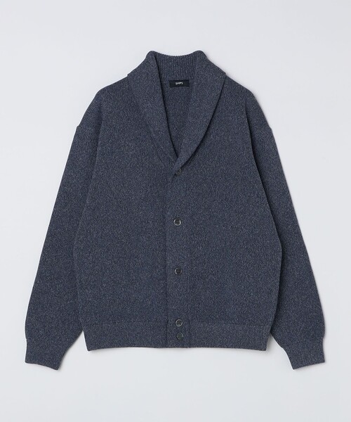 SHIPS（シップス）の「SHIPS:〈手洗い可能〉ミックス ポリ ショールカラー ニット カーディガン（カーディガン/ボレロ・メンズ・ダークグレー/ブラウン/ネイビー・SMALL/MEDIUM/LARGE/X-LARGE）」の22枚目の写真