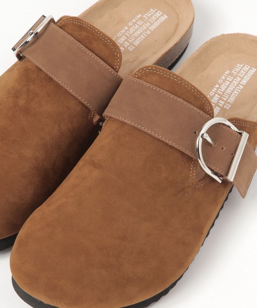 niko and...（ニコアンド）の「コンビベルトクロッグサンダル（サンダル・メンズ・ブラック/ブラウン/ベージュ・MEDIUM/LARGE）」の19枚目の写真