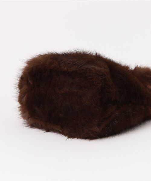 Elura（エルーラ）の「エコファーなめらかトート/588542（ハンドバッグ・レディース・ダークブラウン/ライトベージュ・ONE SIZE）」の18枚目の写真