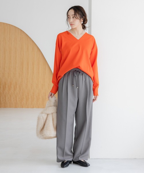 Elura（エルーラ）の「エコファーなめらかトート/588542（ハンドバッグ・レディース・ダークブラウン/ライトベージュ・ONE SIZE）」の3枚目の写真