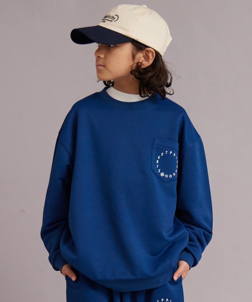 PAIRMANON STREET(ペアマノンストリート)の「【マルチファンクション】【セットアップ可】裏毛 スウェット【PAIRMANON STREET】(スウェット・キッズ・グレー/ブルーグレー/ブラック/ネイビー/オレンジ/ブラウン/グレー系その他/パープル/ライトグリーン/オートミール・130/100/120/160/150/140/110)」の8枚目の写真