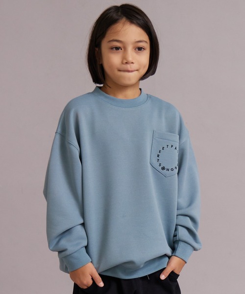 PAIRMANON STREET(ペアマノンストリート)の「【マルチファンクション】【セットアップ可】裏毛 スウェット【PAIRMANON STREET】(スウェット・キッズ・グレー/ブルーグレー/ブラック/ネイビー/オレンジ/ブラウン/グレー系その他/パープル/ライトグリーン/オートミール・130/100/120/160/150/140/110)」の3枚目の写真