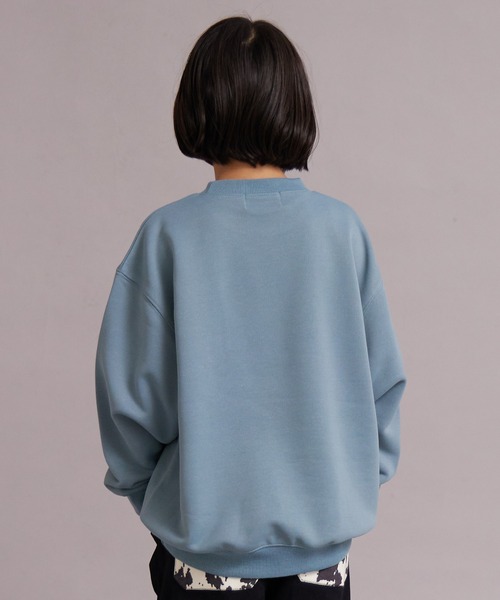 PAIRMANON STREET(ペアマノンストリート)の「【マルチファンクション】【セットアップ可】裏毛 スウェット【PAIRMANON STREET】(スウェット・キッズ・グレー/ブルーグレー/ブラック/ネイビー/オレンジ/ブラウン/グレー系その他/パープル/ライトグリーン/オートミール・130/100/120/160/150/140/110)」の15枚目の写真