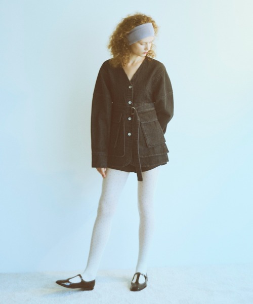 EN NEUME(エンノイム)の「Convertible Denim Gilet(ベスト・レディース・ブルー/グレー/ブラック・FREE)」の18枚目の写真