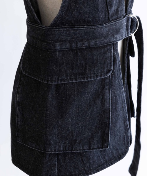 EN NEUME(エンノイム)の「Convertible Denim Gilet(ベスト・レディース・ブルー/グレー/ブラック・FREE)」の7枚目の写真